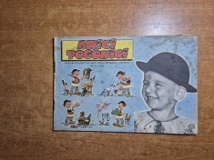 revista pentru copii - arici pogonici - aprilie 1963 - poezii , cantece,jocuri ,benzi desenate