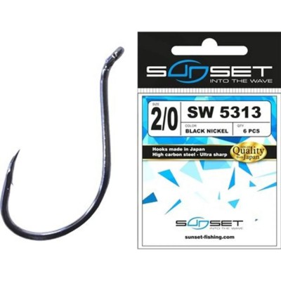 Carlige SUNSET Sunhooks SW 5313BN, Nr.5/0, 4buc/pac foto