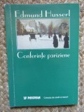 Edmund Husserl - Conferințe pariziene și alte scrieri filosofice