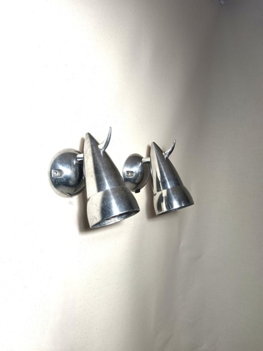 Aplice (2), Art Deco, Post-modern, Sotssas și Panton, vintage
