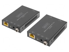 Extender HDMI 70m HDCP 2.2 HDMI 2.0 Metal Negru foto
