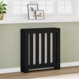 VidaXL Mască pentru calorifer, negru, 78x20x82 cm, lemn prelucrat 852727