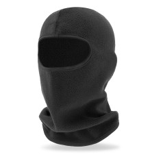 Masca pentru sporturi de iarna, material polar, universala 35.6 x 26cm - black