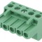Regletă de conexiuni deconectabilă 5mm 5 piste drept mufă