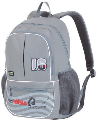 Rucsac Tiger, fantasy outline, dimensiune 46 x 36 x 21 cm, motiv music foto