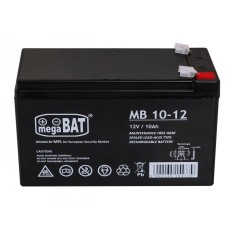 Acumulator plumb-acid MB 10-12, 12V 10Ah, terminal F1