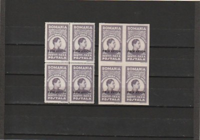 RO -FUNDATIA REGELE MIHAI 1947 &amp;ndash; SCUTIT DE TAXA POSTALA DT-NDT H ALBA PRIN AVION foto