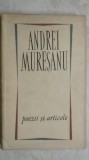 Andrei Muresanu - Poezii si articole (vezi detalii pentru livrare), 1963