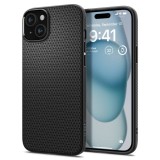 Husa iPhone 15 Spigen Liquid Air, negru