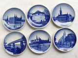 Set de sase farfurioare de colectie din portelan fin danez ROYAL COPENHAGEN (4)