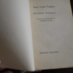 Dragoste interzisa-Jesus Lopez Pacheco, poezii,1971, traducere Tiberiu Utan