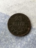 MONEDA-20 FILLER 1917 - UNGARIA, Europa