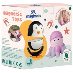 Joc cu magneti Magimals - Pinguin si caracatita