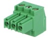 Regletă de conexiuni deconectabilă 3,5mm cu 3 piste, TE Connectivity
