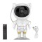 Proiector de stele Astronaut, copii si adulti, LED, Telecomanda, reglare 360&ordm;, Alb