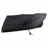 Parasolar pliabil tip umbrela pentru interior parbriz, 124 x 64 cm, negru Automobile ProTravel, RoGroup