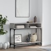 VidaXL Măsuță consolă, gri sonoma, 100x30,5x75 cm, lemn prelucrat