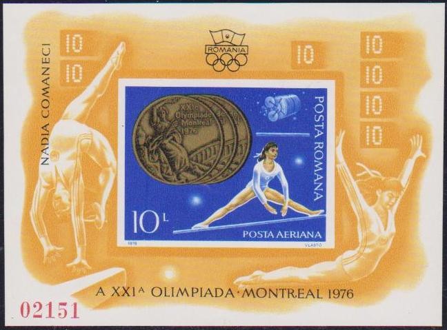 NADIA COMANECI - 1976 - col. nedantelata