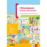 Wimmelposter Schule und Lernen - passend zum Wortschatz aus &quot;Meine Welt auf Deutsch&quot;, 7 Poster
