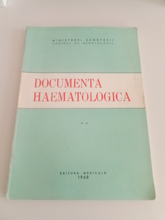 DOCUMENTA HAEMATOLOGICA - VOL. 2