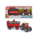 TRACTORAS CU REMORCA PENTRU ANIMALE CU FIGURINA CALUT SuperHeroes ToysZone, Simba