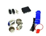 Kit Clapeta Evacuare Cut-Off Valve 76mm Turbo, 2 Telecomenzi, Universal. Sunet Motor Turbo Puternic, Cablaj Inclus