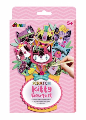 Set creativ de razuit Buchet - Pisicuta foto