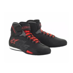 Ghete moto AlpineStars Sektor negru/rosu/alb