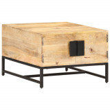 VidaXL Măsuță de cafea, 67x67x45 cm, lemn masiv de mango 320375