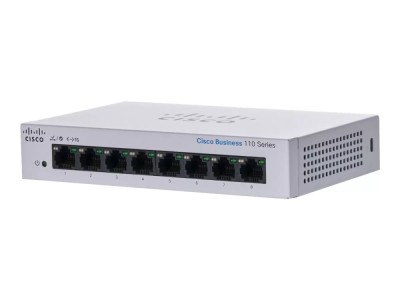 Cisco CBS110-8T-D-EU Unmanaged 8-port GE, Desktop, Ext PS foto