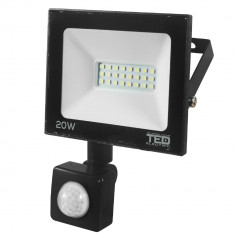 Proiector LED cu senzor 20W 6400K 2000lm, TED foto