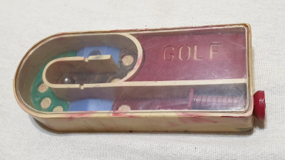 Jucarie romaneasca de colectie - Joc GOLF functional - 1970 - RAR foto