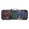 Tastatură Gaming i-JMB, LED RGB, Cadru Metalic, Suport Telefon, Negru, Multicolor, Oem