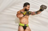 Rugby Jockstrap - Lenjerie sexy bărbați, verde, L