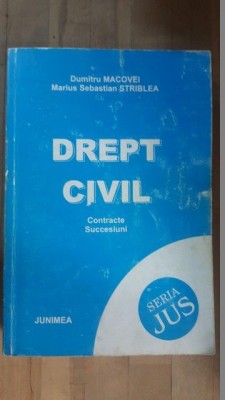 Drept civil. Contracte, succesiuni- D.Macovei, M.S.Striblea foto