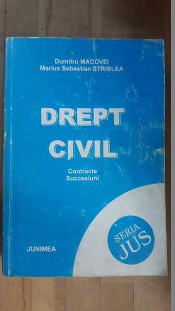 Drept civil. Contracte, succesiuni- D.Macovei, M.S.Striblea