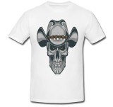 Cumpara ieftin Tricou &quot; Craniu gri &quot;