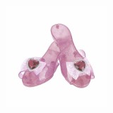 Jucarie Pantofi Printesa pentru copii, Marime 27, Roz glitter si Inima, Yupy&reg;