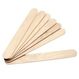 Spatule Lemn Tatuaj, Cosmetica - 100 Bucati, Nesterile, Igienice, Aplicare Ceara, Amestecare Pigmenti - Instrumente Profesionale