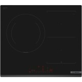 Plita incorporabila Bosch PVJ631HC1E, Inductie, 4 zone de gatit, Smart Hood Connect, Combi Zone, PerfectFry Plus , 60 cm, Negru