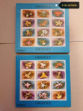 1988 Orhidee Bl.248 si Bl.249 LP1210 MNH, Flora, Nestampilat