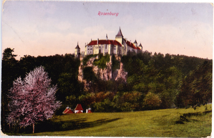 AMS# - VEDERE AUSTRIA ROSENBURG, CIRCULATA, 1912