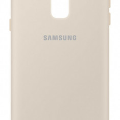 Husa Samsung EF-PA605CFEGWW Dual Layer (plastic + silicon) aurie pentru Samsung Galaxy A6 Plus 2018