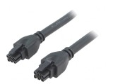 Cablu Micro-Fit 3.0 mamă 6 pini 1m PVC 20AWG 4A