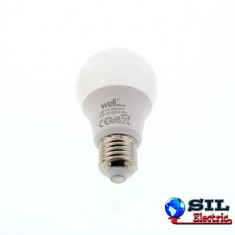 Bec cu led A60 E27 10W 230V lumina calda Basic Well foto