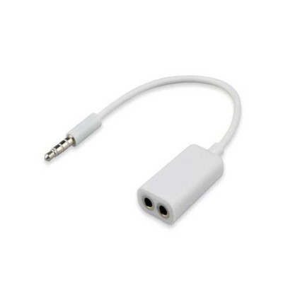 Cablu Splitter Audio Jack 3.5mm tata la 2xJack 3.5mm mama foto
