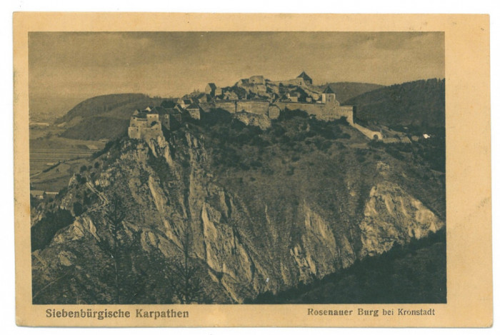 3178 - Cetatea RASNOV, Brasov, Romania - old postcard - unused - 1917
