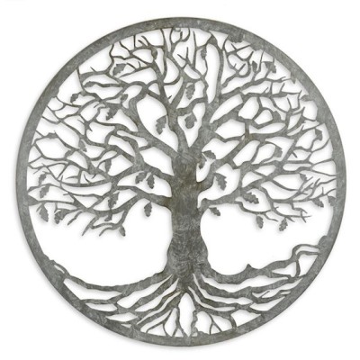 Copacul vietii- decoratiune metalica pentru perete XZ-19 foto