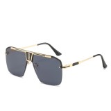 Ochelari de Soare Barbati Techsuit 2576 Gold Black Gray Protectie UV