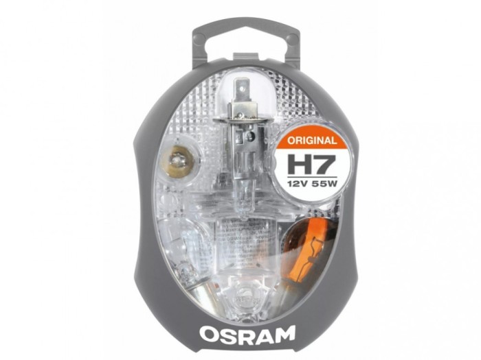 Trusa Lampi de Rezerva OSRAM 6 Bucati H7 P21W PY21W P21/5W R5W W5W Set de Lampi Auto Performance AutoTuning